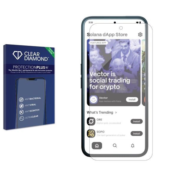 Anti-bacterial Screen Protector for Solana Seeker