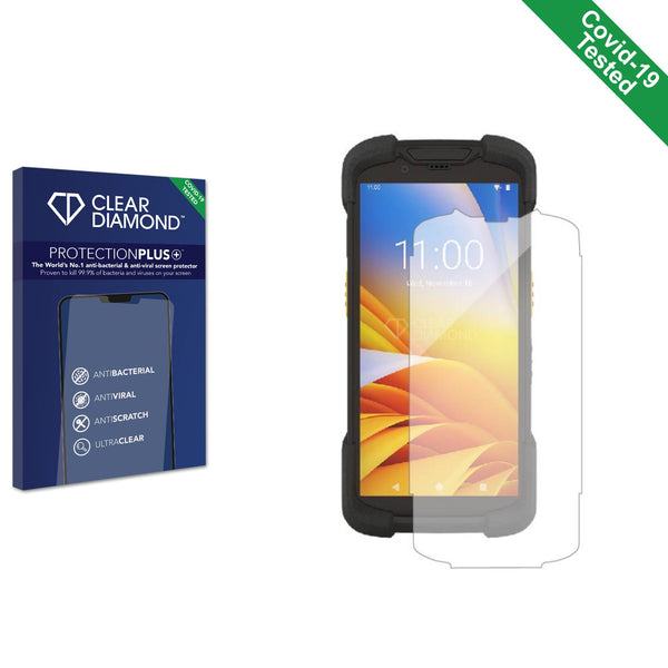 Clear Diamond Anti-viral Screen Protector for Zebra TC73/ TC78