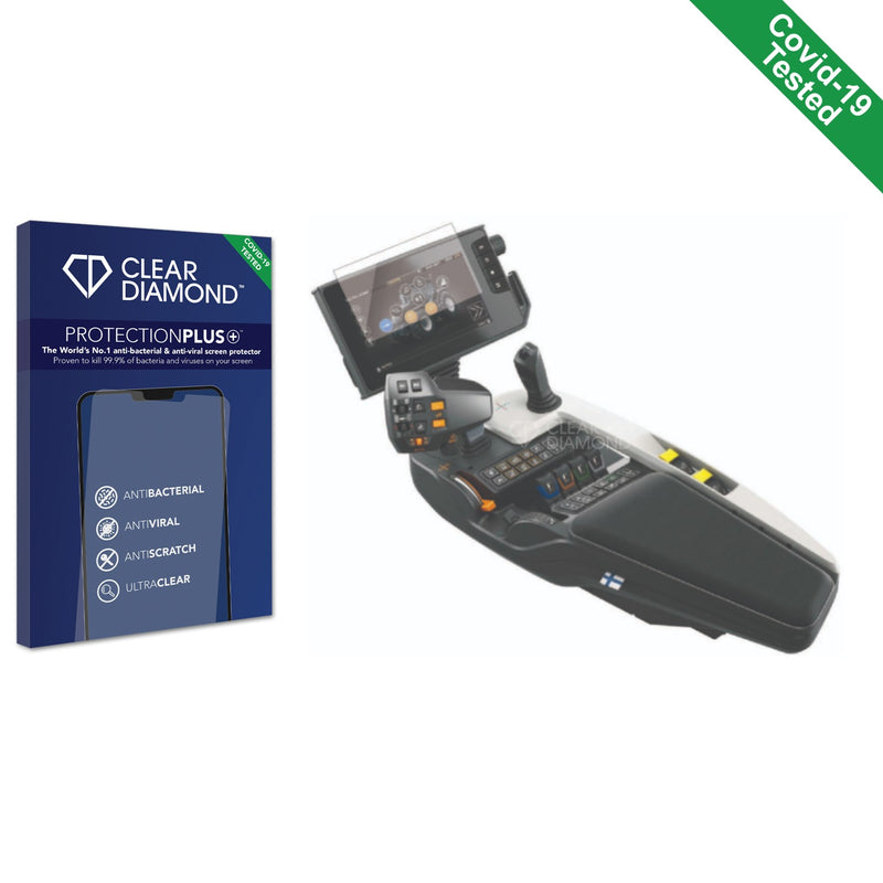 Clear Diamond Anti-viral Screen Protector for Valtra SmartTouch Terminal