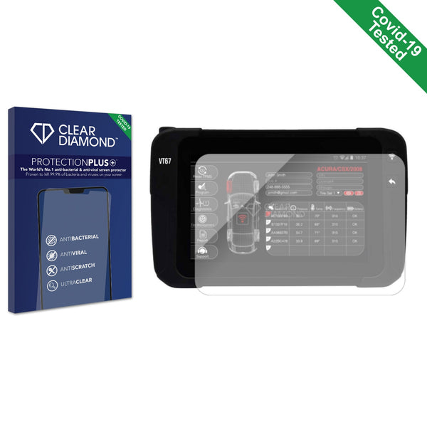 Clear Diamond Anti-viral Screen Protector for Ateq VT67 RDKS-Tablet