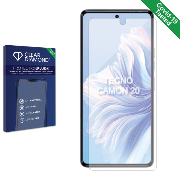 Clear Diamond Anti-viral Screen Protector for Tecno Camon 20