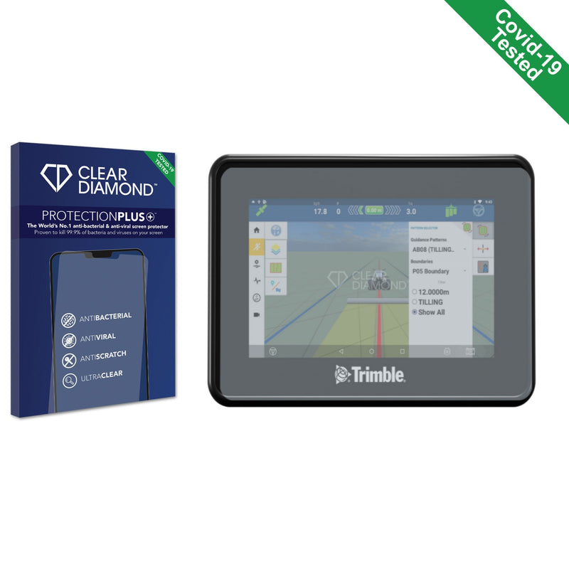 Clear Diamond Anti-viral Screen Protector for Trimble GFX-350