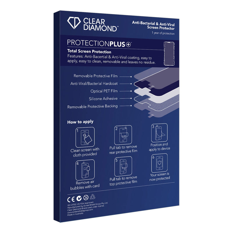 Clear Diamond Anti-viral Screen Protector for PocketBook InkPad Eo (2024)