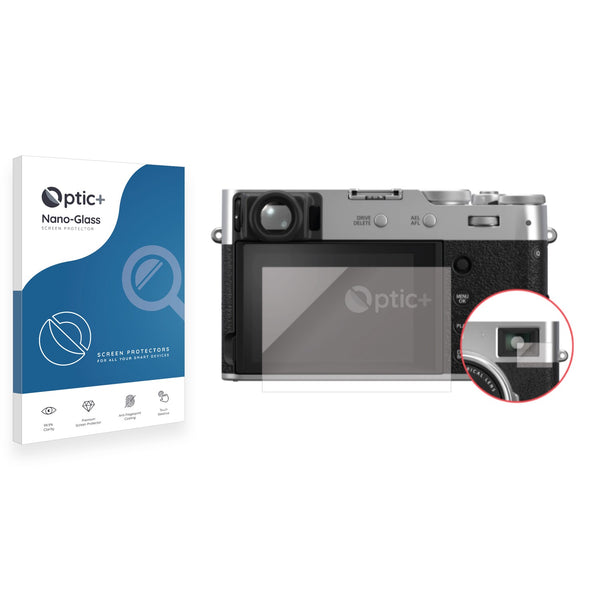 Optic+ Nano Glass Screen Protector for Fujifilm X100VI