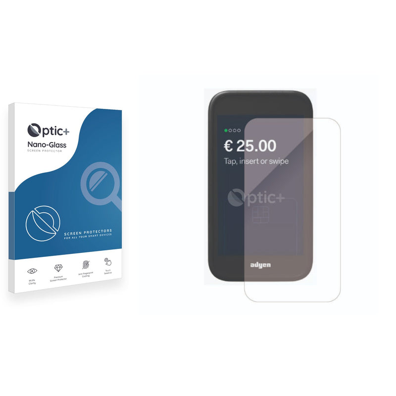 Optic+ Nano Glass Screen Protector for Adyen AMS1