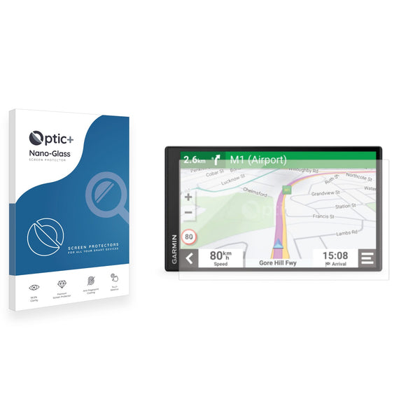 Optic+ Nano Glass Screen Protector for Garmin Drivesmart 76