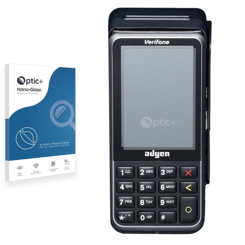 Optic+ Nano Glass Screen Protector for Verifone V400m