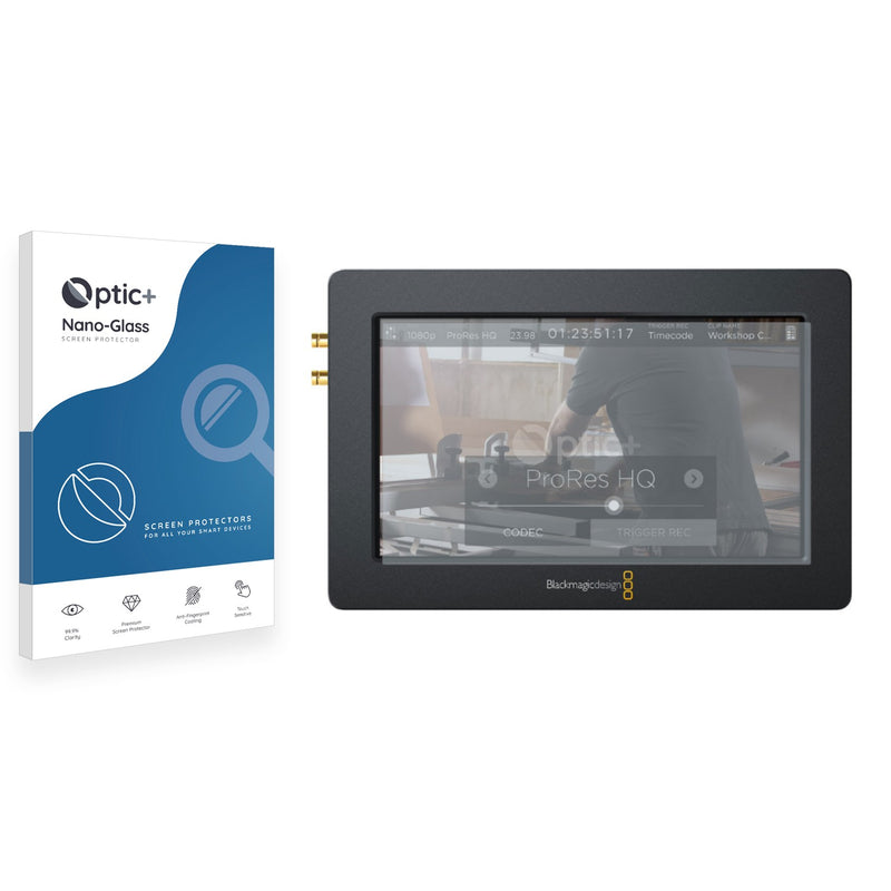 Optic+ Nano Glass Screen Protector for Blackmagic Design Video Assist (5.0)