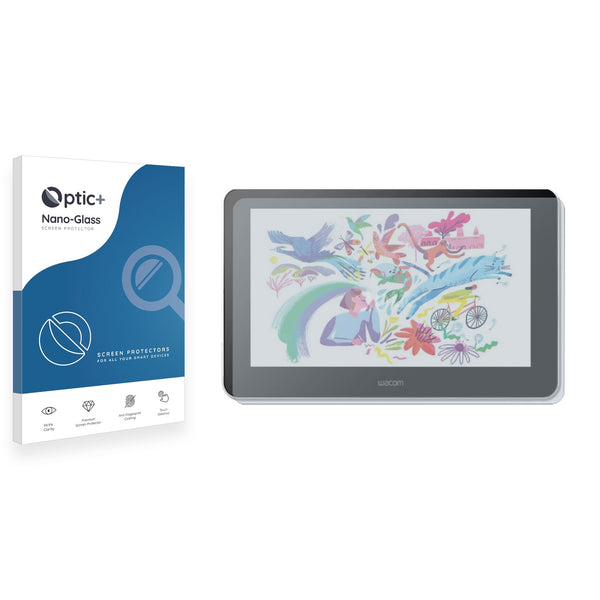 Optic+ Nano Glass Screen Protector for Wacom One Creative Pen Display