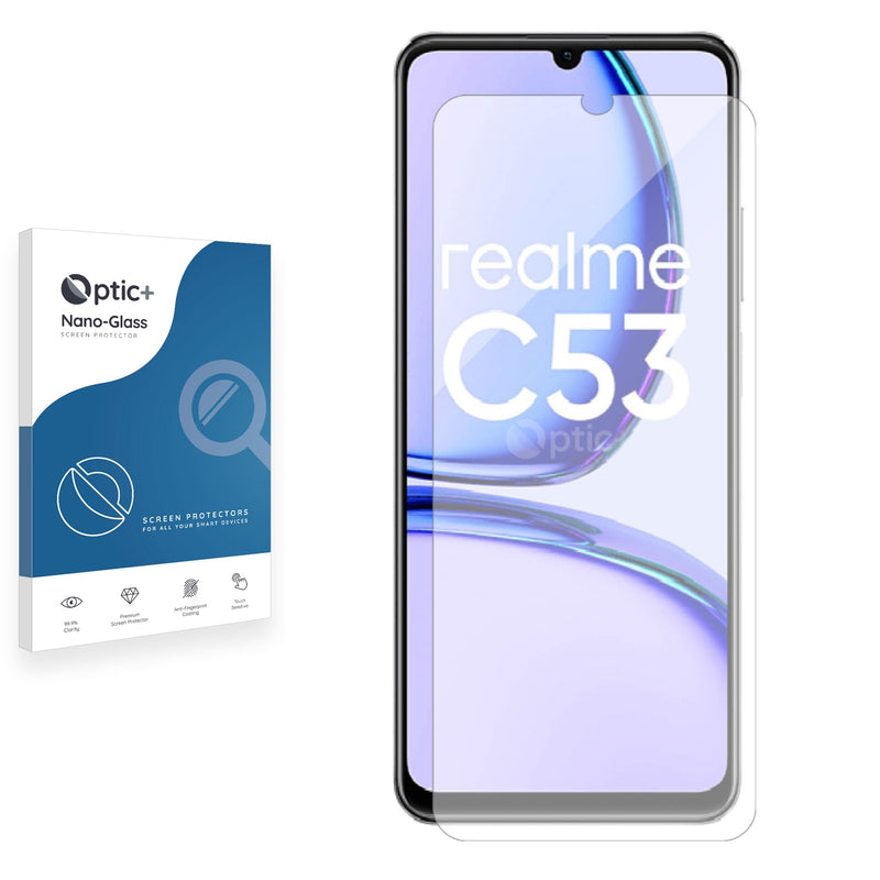 Optic+ Nano Glass Screen Protector for realme C53