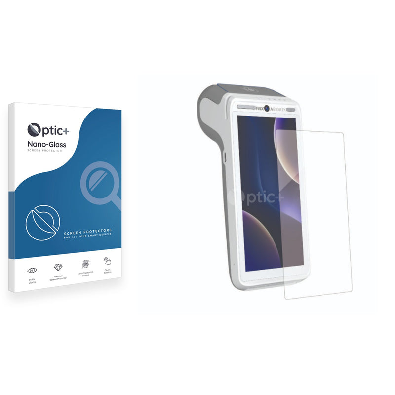 Optic+ Nano Glass Screen Protector for Pax A930 RTX