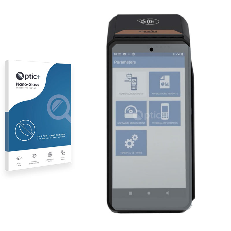 Optic+ Nano Glass Screen Protector for Ingenico Axium DX8000