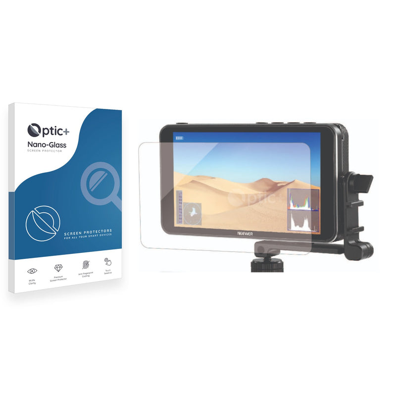 Optic+ Nano Glass Screen Protector for Neewer F400 Pro 6" Field Monitor