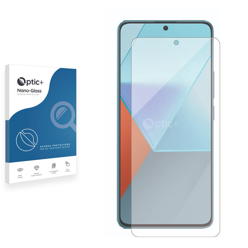 Optic+ Nano Glass Screen Protector for Xiaomi Redmi Note 13 5G