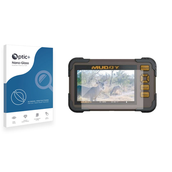 Optic+ Nano Glass Screen Protector for Muddy Outdoors 4.3" SD Card Viewer