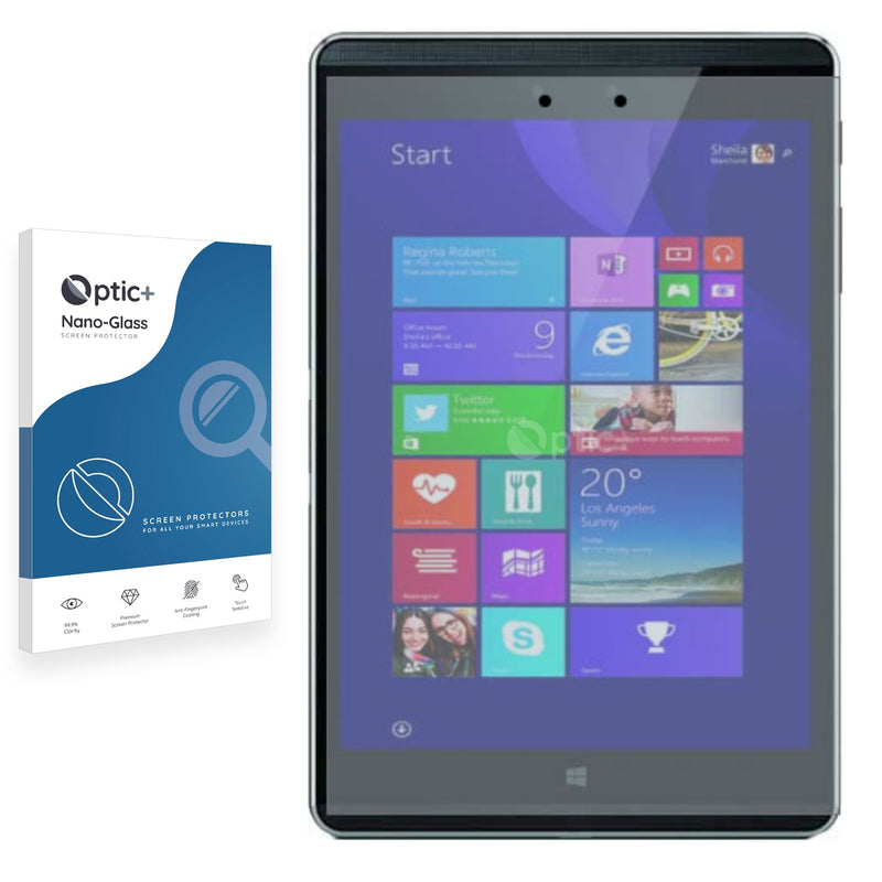 Optic+ Nano Glass Screen Protector for HP Pro Tablet 608 G1