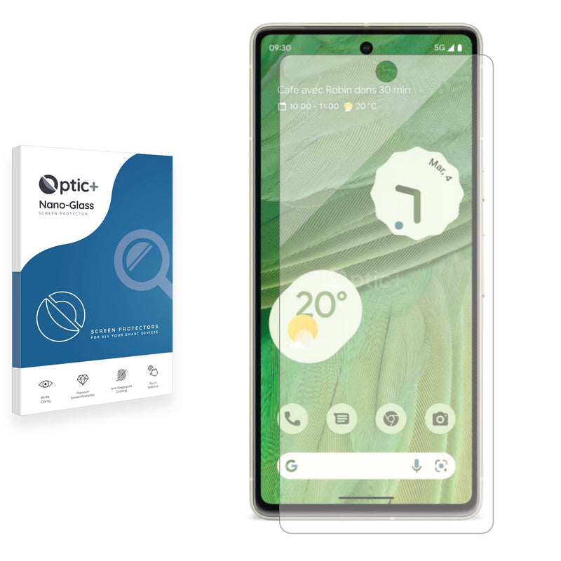 Optic+ Nano Glass Screen Protector for Google Pixel 7a