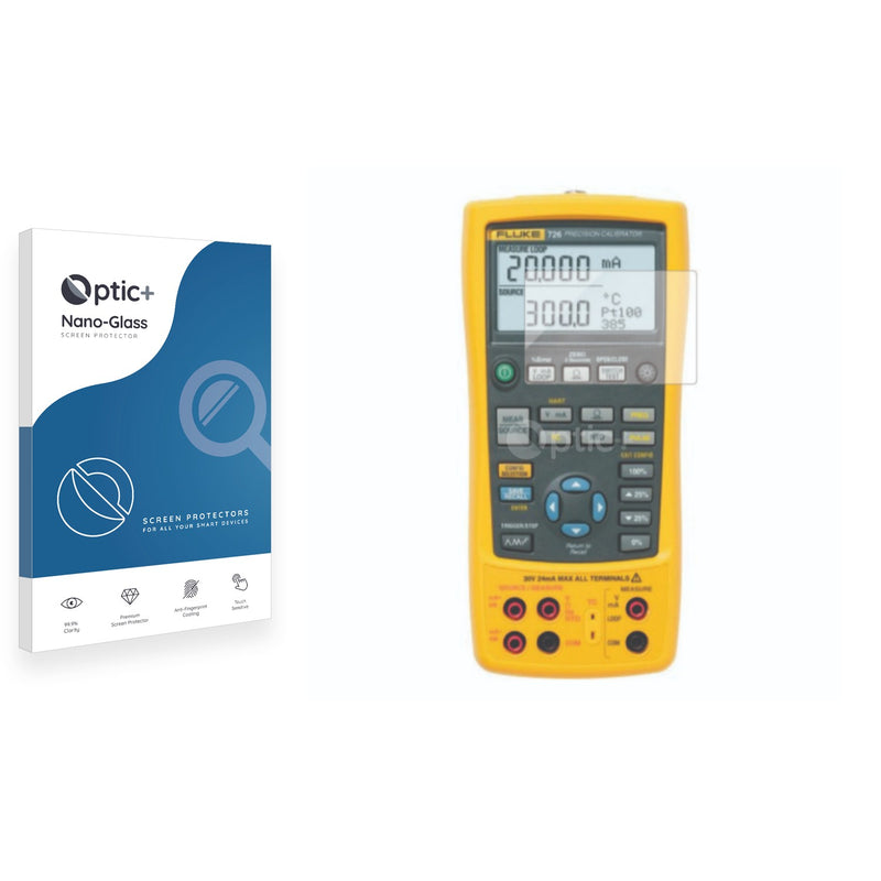 Optic+ Nano Glass Screen Protector for Fluke 726 Precision Calibrator