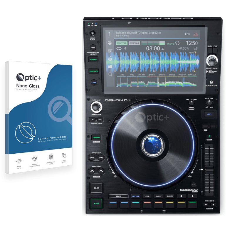 Optic+ Nano Glass Screen Protector for Denon SC6000 Prime