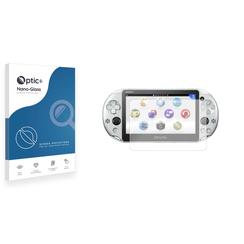 Optic+ Nano Glass Screen Protector for Sony Playstation PCH-2000-Serie PS Vita Slim Touchpad