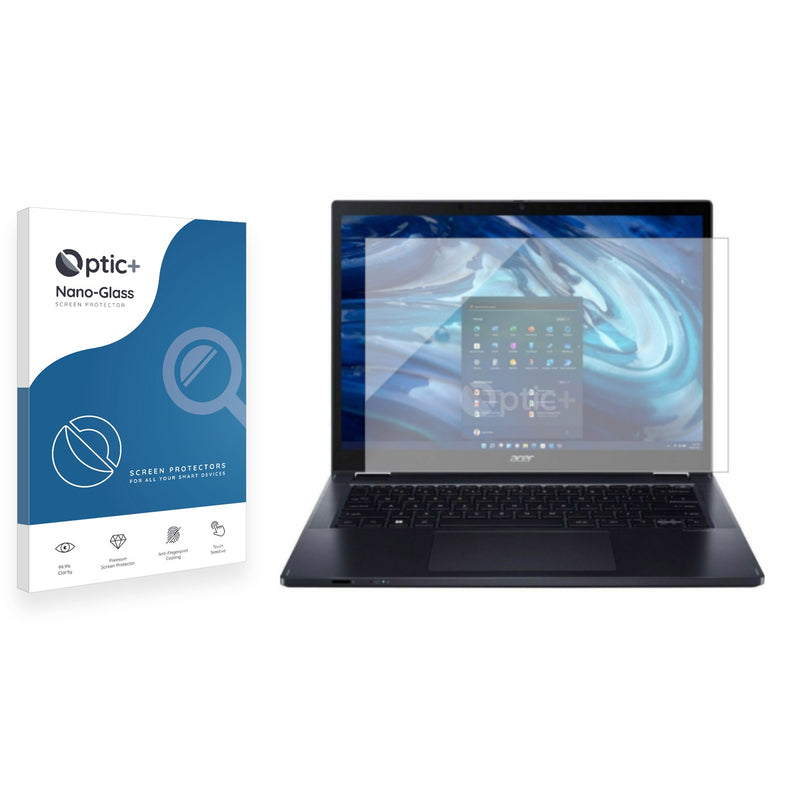 Optic+ Nano Glass Screen Protector for Acer TravelMate Spin P4 14 16:10