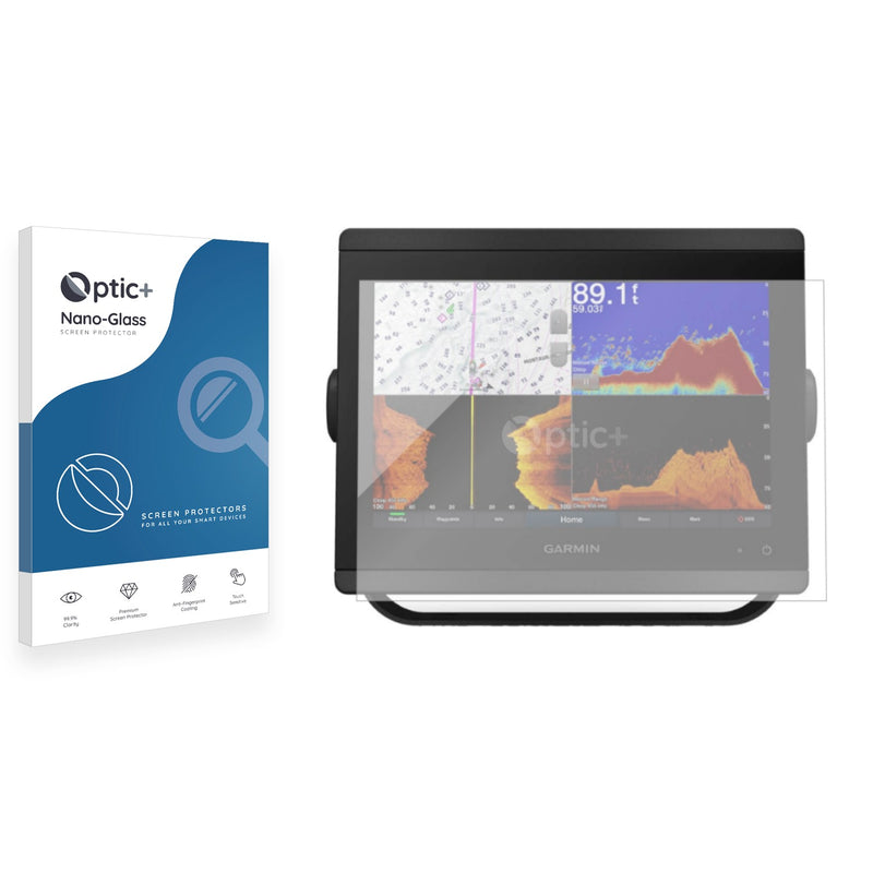 Optic+ Nano Glass Screen Protector for Garmin GPSMAP 8610