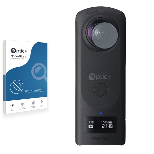 Optic+ Nano Glass Screen Protector for Ricoh Theta Z1