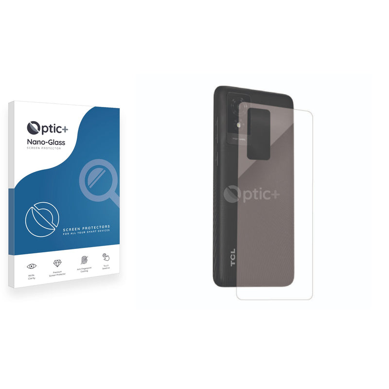 Optic+ Nano Glass Rear Protector for TCL 501 (Back)