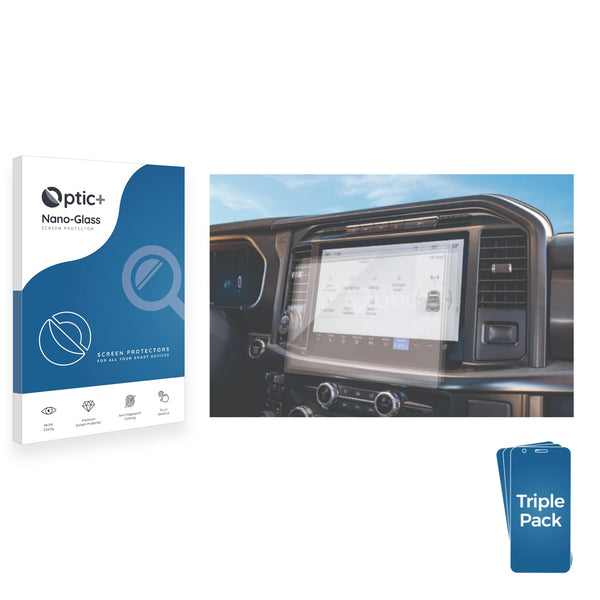 3-pack of Nano Glass screen protectors for Ford F-150 Platinum 12" Infotainment (2024-2025)