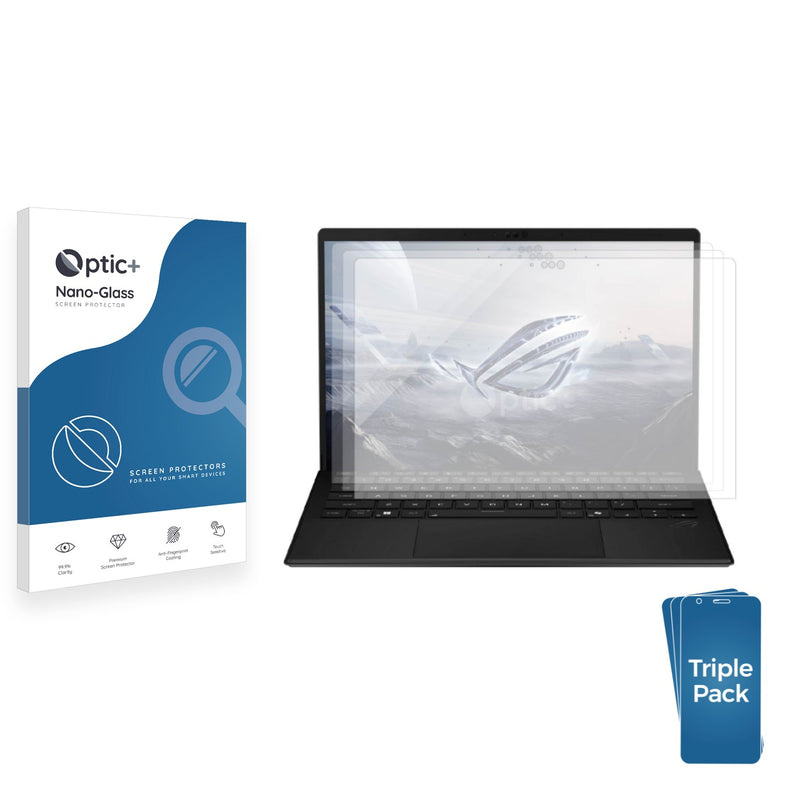 3-pack of Nano Glass screen protectors for ASUS ROG Flow Z13 2025