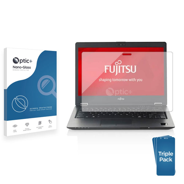 3-pack of Nano Glass screen protectors for Fujitsu Lifebook U747