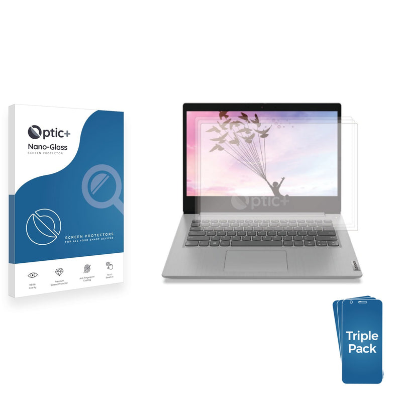 3-pack of Nano Glass screen protectors for Lenovo IdeaPad Slim 3i (Gen 10) 14"