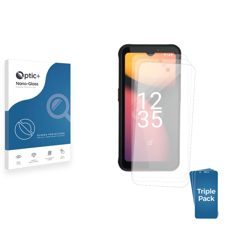 3-pack of Nano Glass screen protectors for Bartec SP9EX1