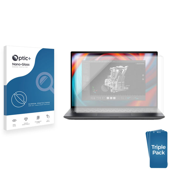 3-pack of Nano Glass screen protectors for Dell Precision 5490 Workstation