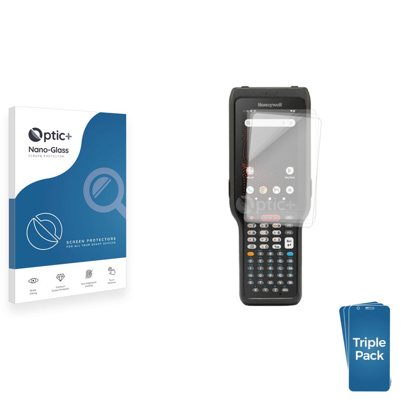3-pack of Nano Glass screen protectors for Honeywell CK62