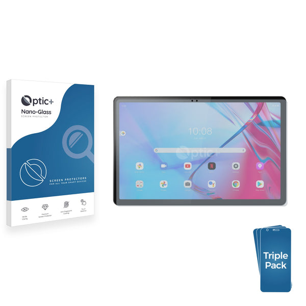 3pk Optic+ Nano Glass Screen Protectors for Lenovo Tab P11 5G