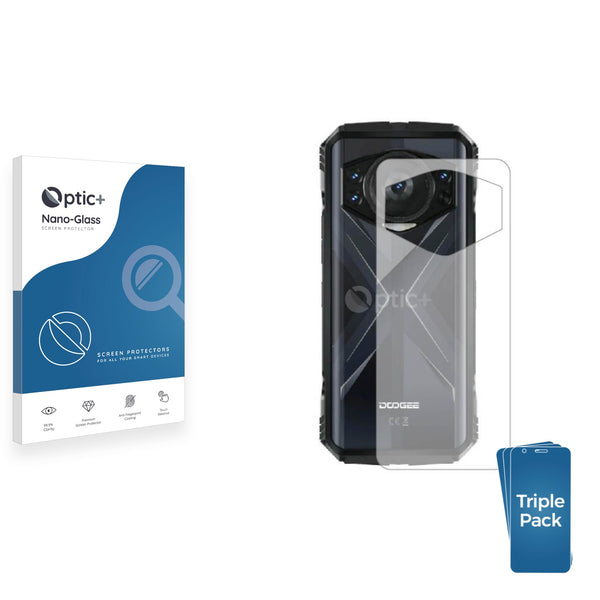 3pk of Nano Glass rear protectors for Doogee S118