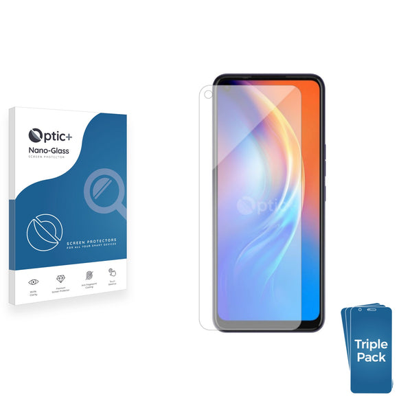 3pk Optic+ Nano Glass Screen Protectors for Tecno Spark 6 Go