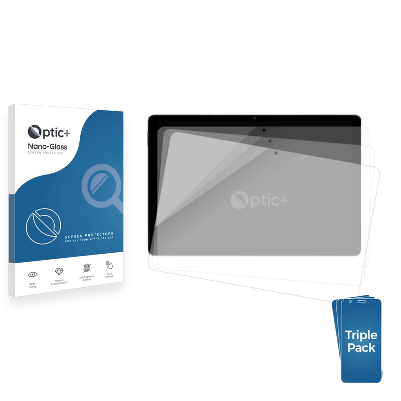 3-pack of Nano Glass screen protectors for Ainmel ANLA6H00