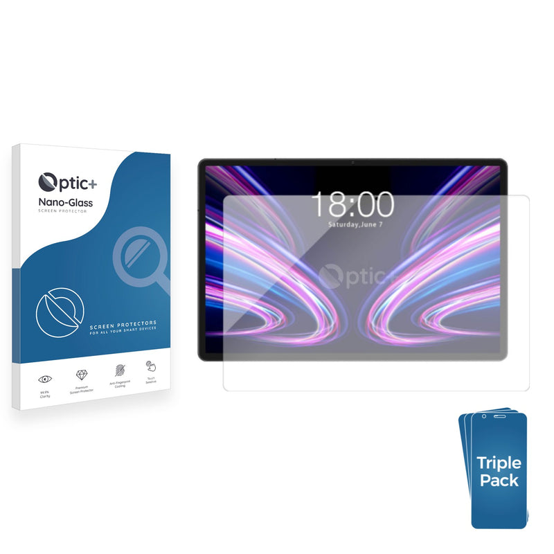 3-pack of Nano Glass screen protectors for Teclast T50 Max