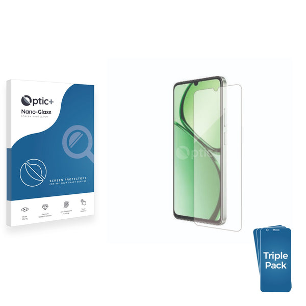 3pk Optic+ Nano Glass Screen Protectors for realme C63