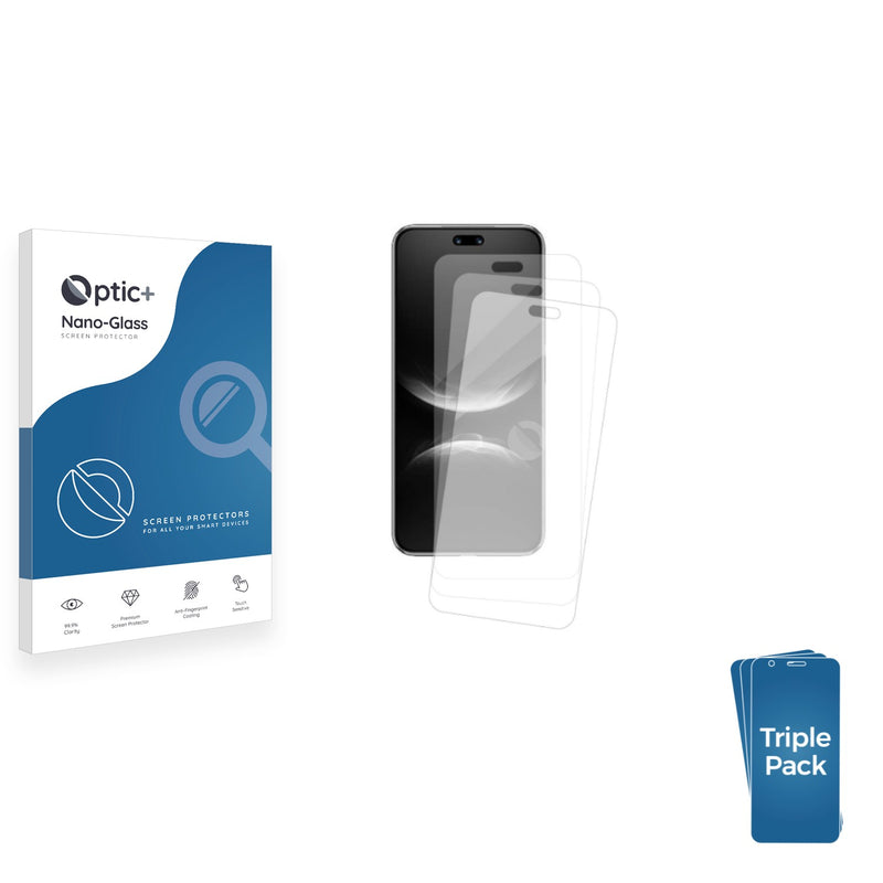 3-pack of Nano Glass screen protectors for Huawei Nova 14 Ultra