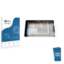 3-pack of Nano Glass screen protectors for Humminbird Xplore 10