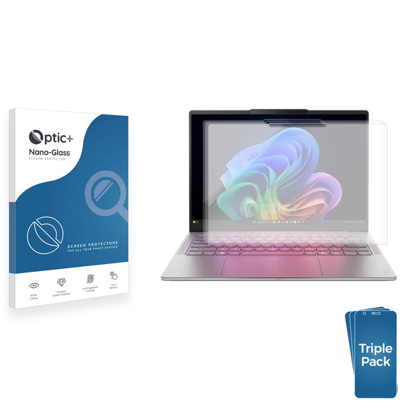 3-pack of Nano Glass screen protectors for Lenovo Yoga Slim 7i Gen 10 14 Aura Edition