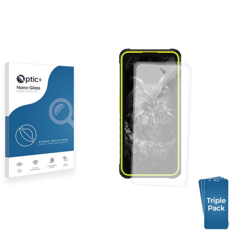 3-pack of Nano Glass screen protectors for Ulefone Armor X31 Pro 5G