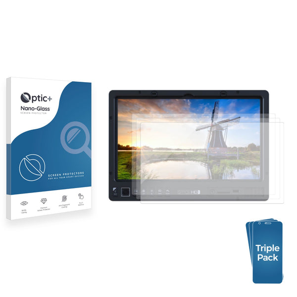 3-pack of Nano Glass screen protectors for SmallHD 1303 HDR 13"