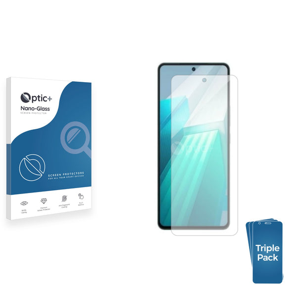 3pk Optic+ Nano Glass Screen Protectors for vivo iQOO Neo 8 Pro