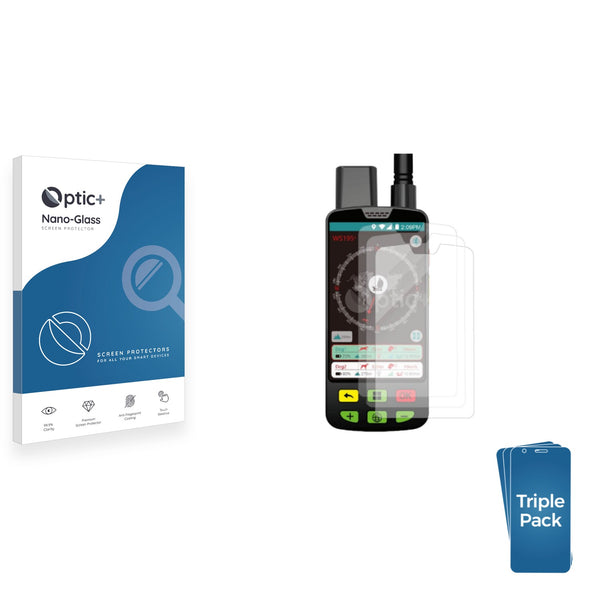 3-pack of Nano Glass screen protectors for Aduro Locit GPS