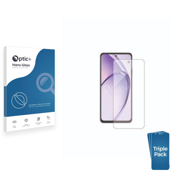 3-pack of Nano Glass screen protectors for Oppo A3x