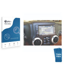 3pk Optic+ Nano Glass Screen Protectors for Uconnect 6.5 (Jeep Wrangler 2012)